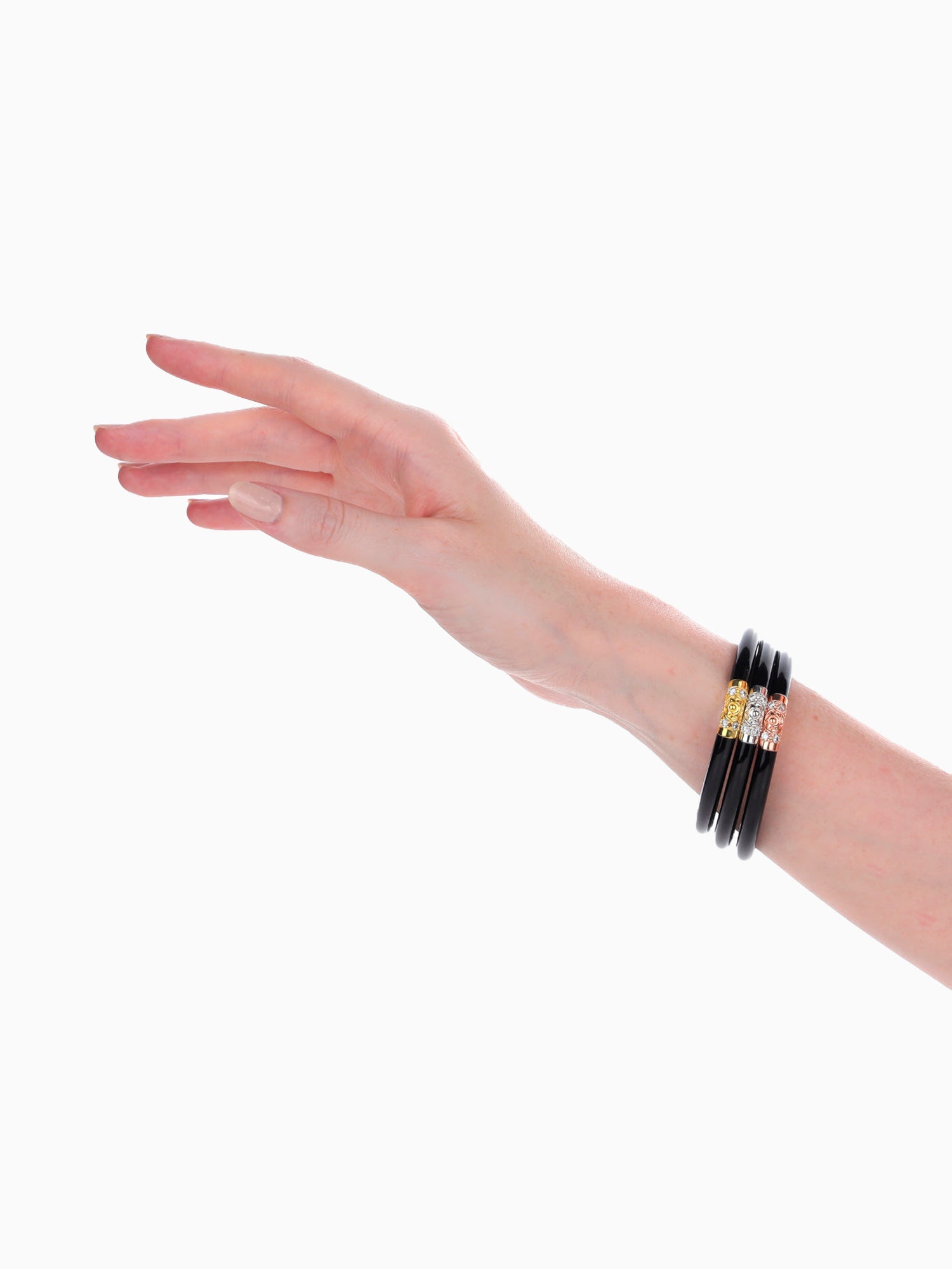 Three Kings All Weather Bangles (AWB) - Black