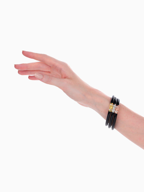 Three Kings All Weather Bangles (AWB) - Black