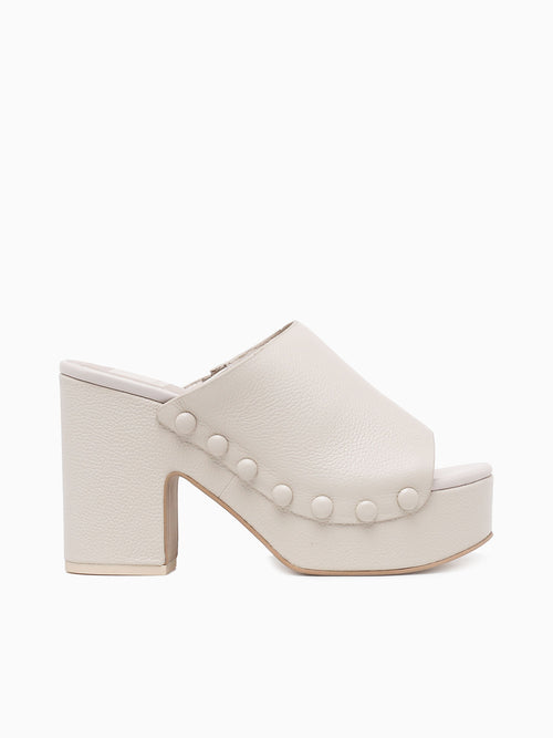 Emol Ivory Leather Off White / 6 / M