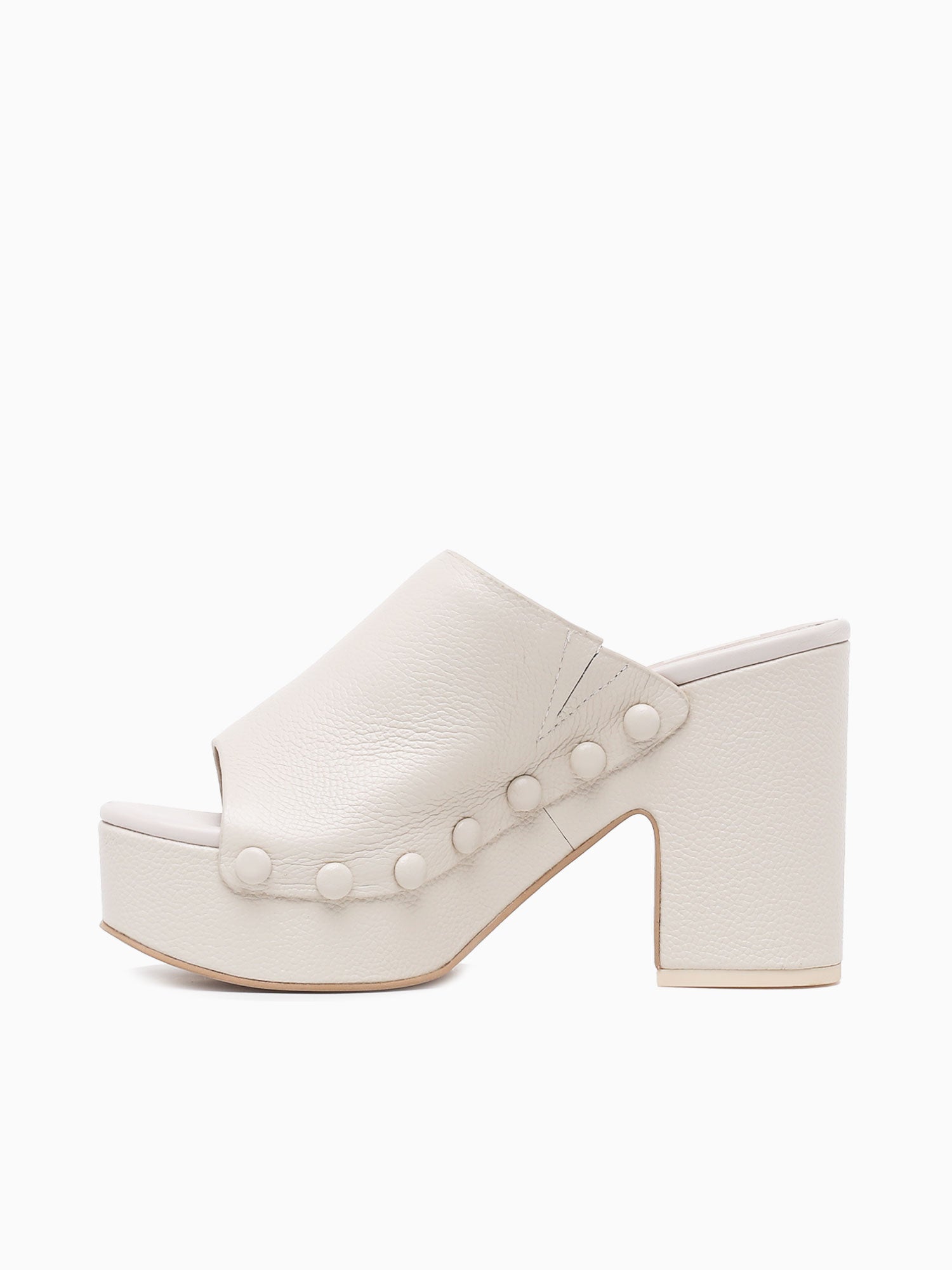 Emol Ivory Leather Off White / 6 / M