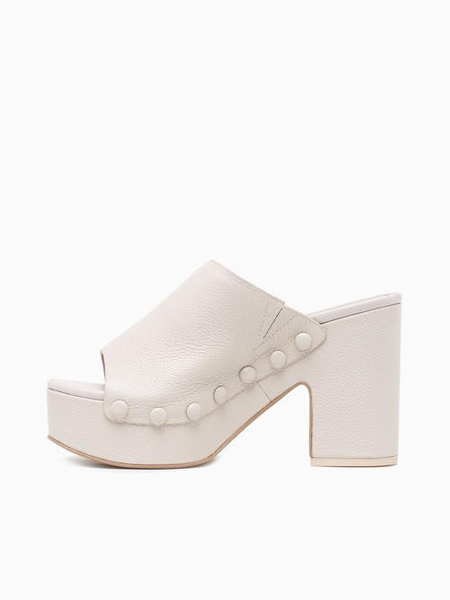 Emol Ivory Leather Off White / 6 / M