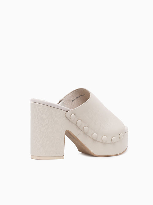 Emol Ivory Leather Off White / 6 / M