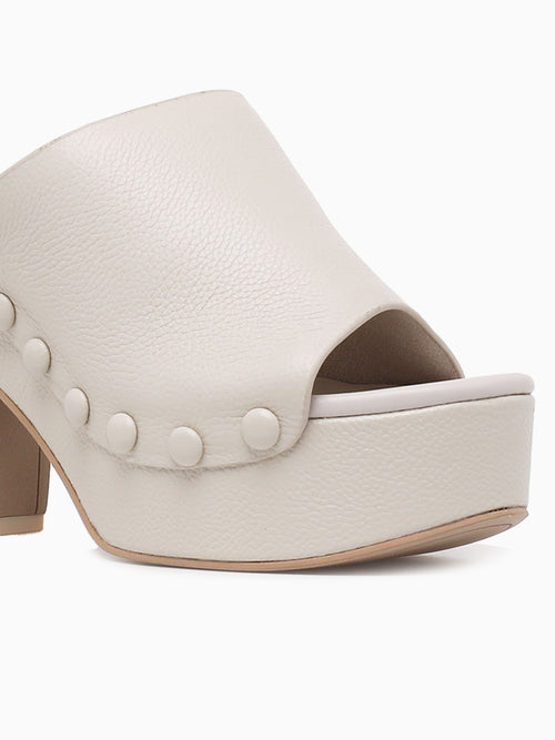 Emol Ivory Leather Off White / 6 / M