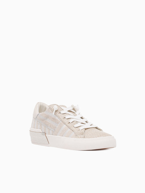 Zina Patch White Stripe Raffia White / 6 / M