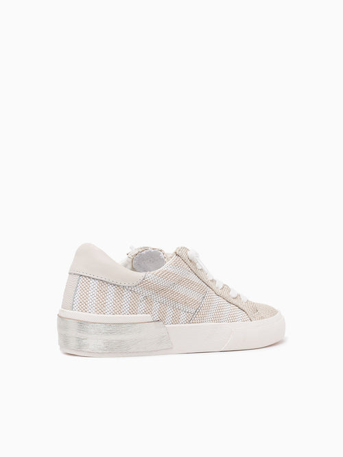 Zina Patch White Stripe Raffia White / 6 / M