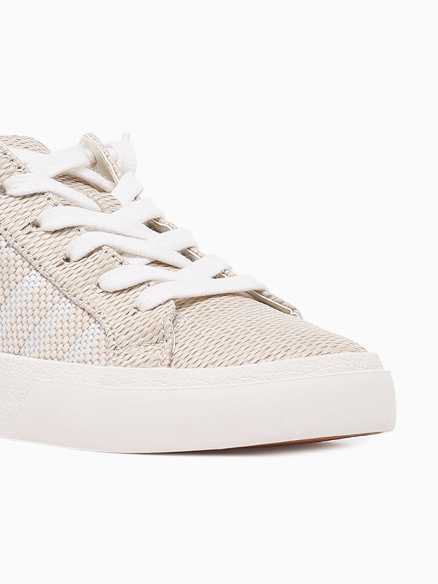 Zina Patch White Stripe Raffia White / 6 / M