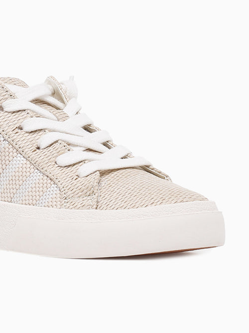 Zina Patch White Stripe Raffia White / 6 / M