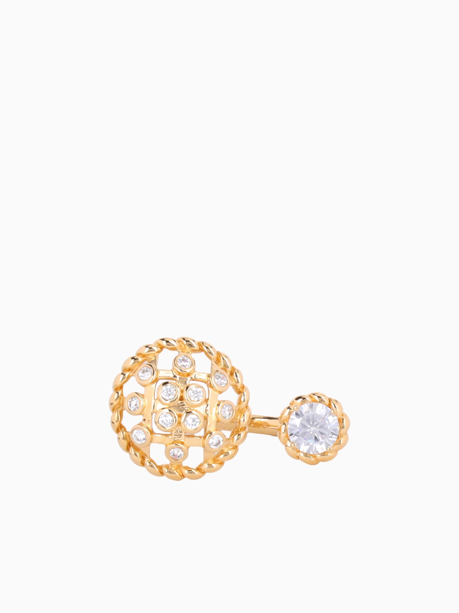 Canasta Ring Gold Gold / ONE