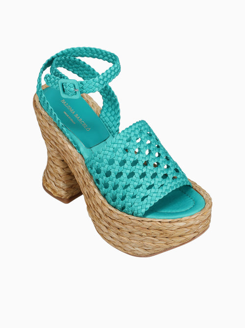 Leoni Turquesa Satin Medium Green / 36 / M