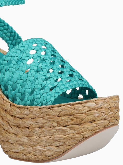 Leoni Turquesa Satin Medium Green / 36 / M