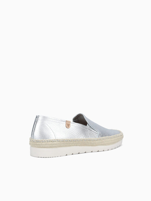 Nuria Plata Metal Leather Silver / 36 / M