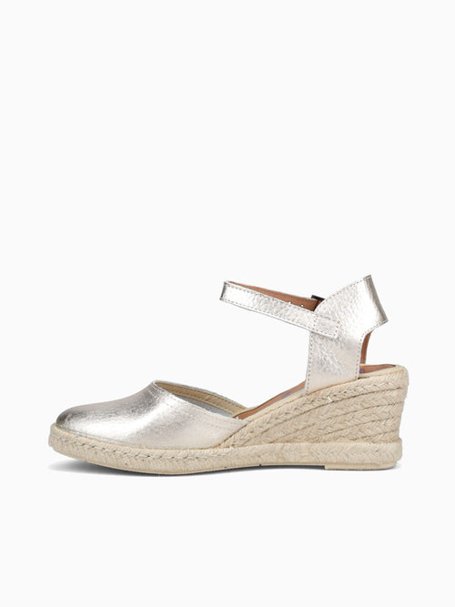Malena Oro Metal Leather Gold / 36 / M