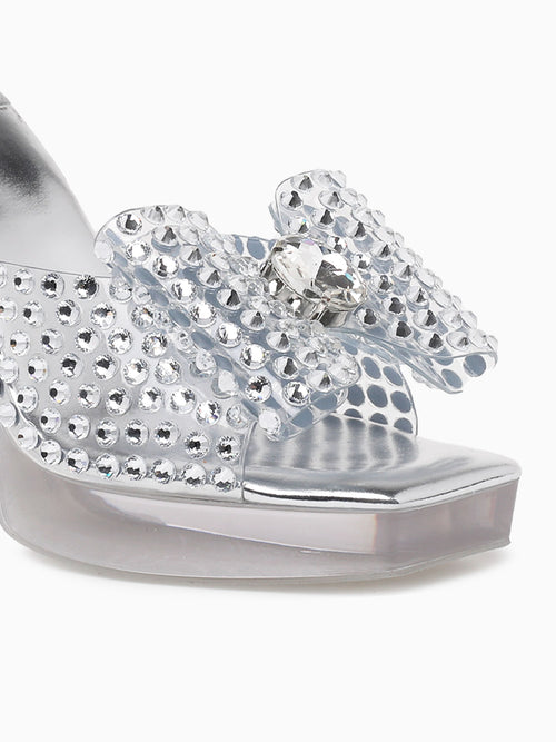 Gemina Silver Clear crystal Silver / 5 / M