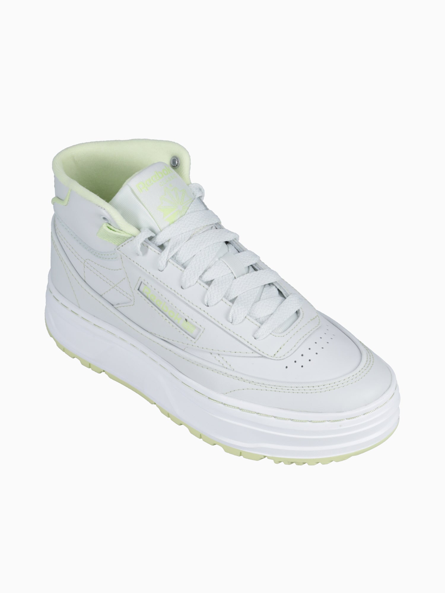 Club C Geo Mid Grey Citrus leather Light Grey / 5 / M