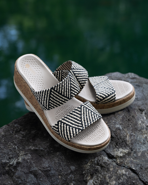 Resort Black Natural fabric