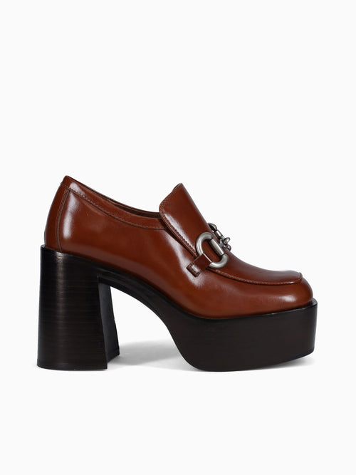 Curator Tan Silver leather Tan / 5 / M