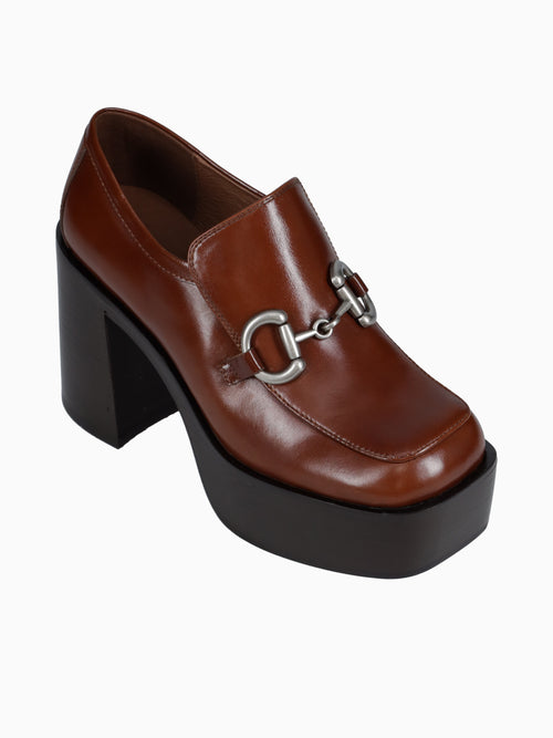 Curator Tan Silver leather Tan / 5 / M