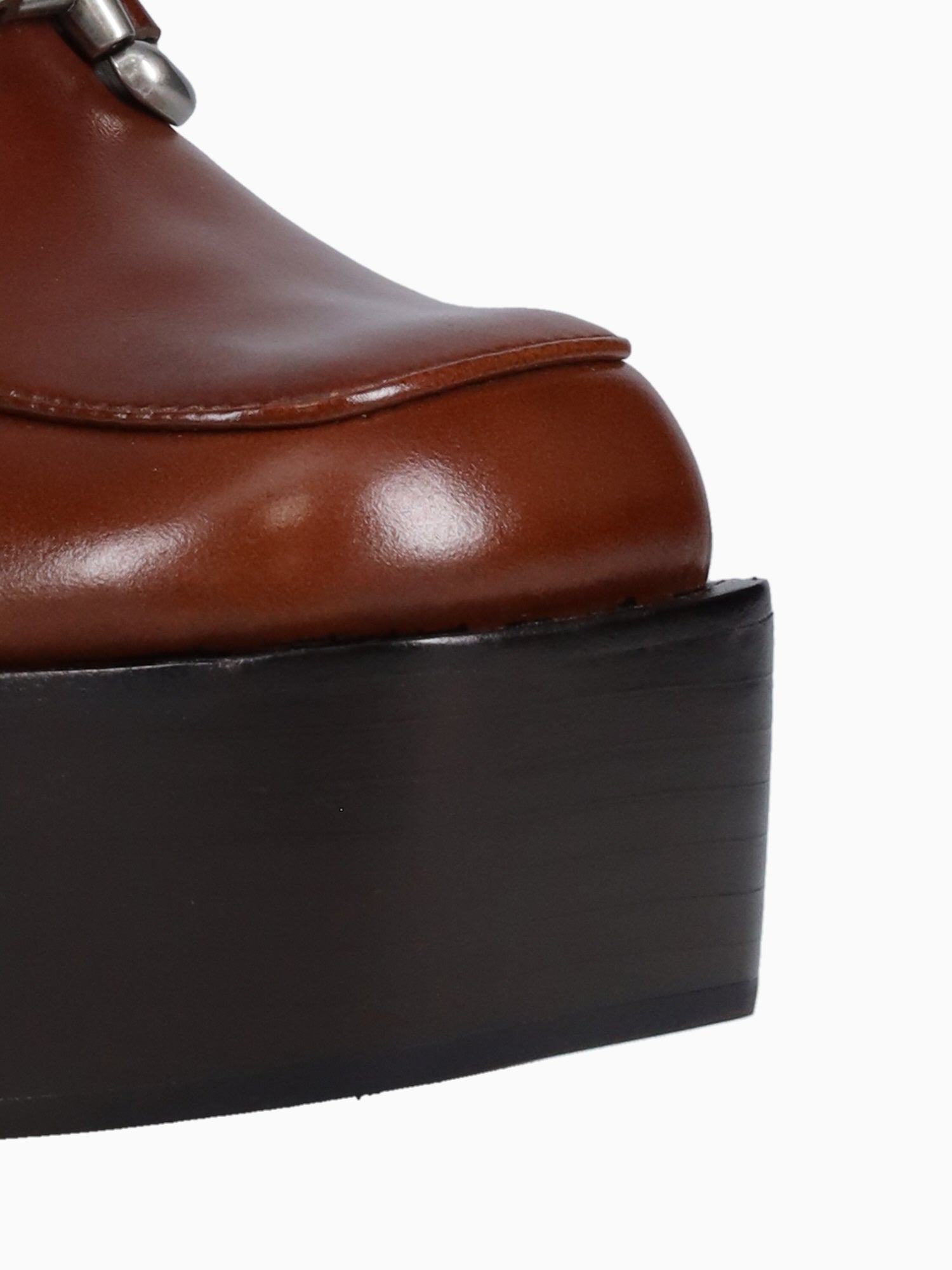 Curator Tan Silver leather Tan / 5 / M
