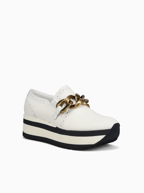 Jhenee White Leather White / 5 / M