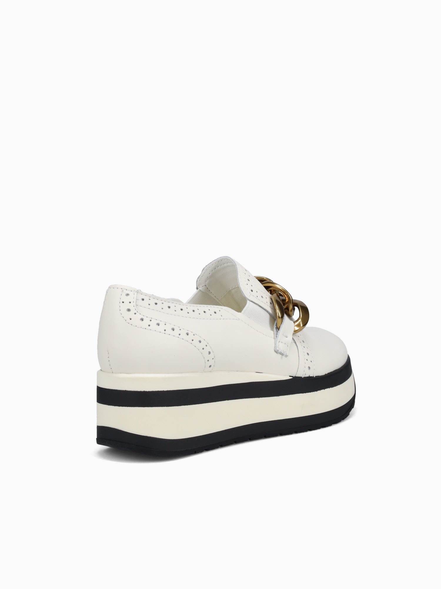 Jhenee White Leather White / 5 / M