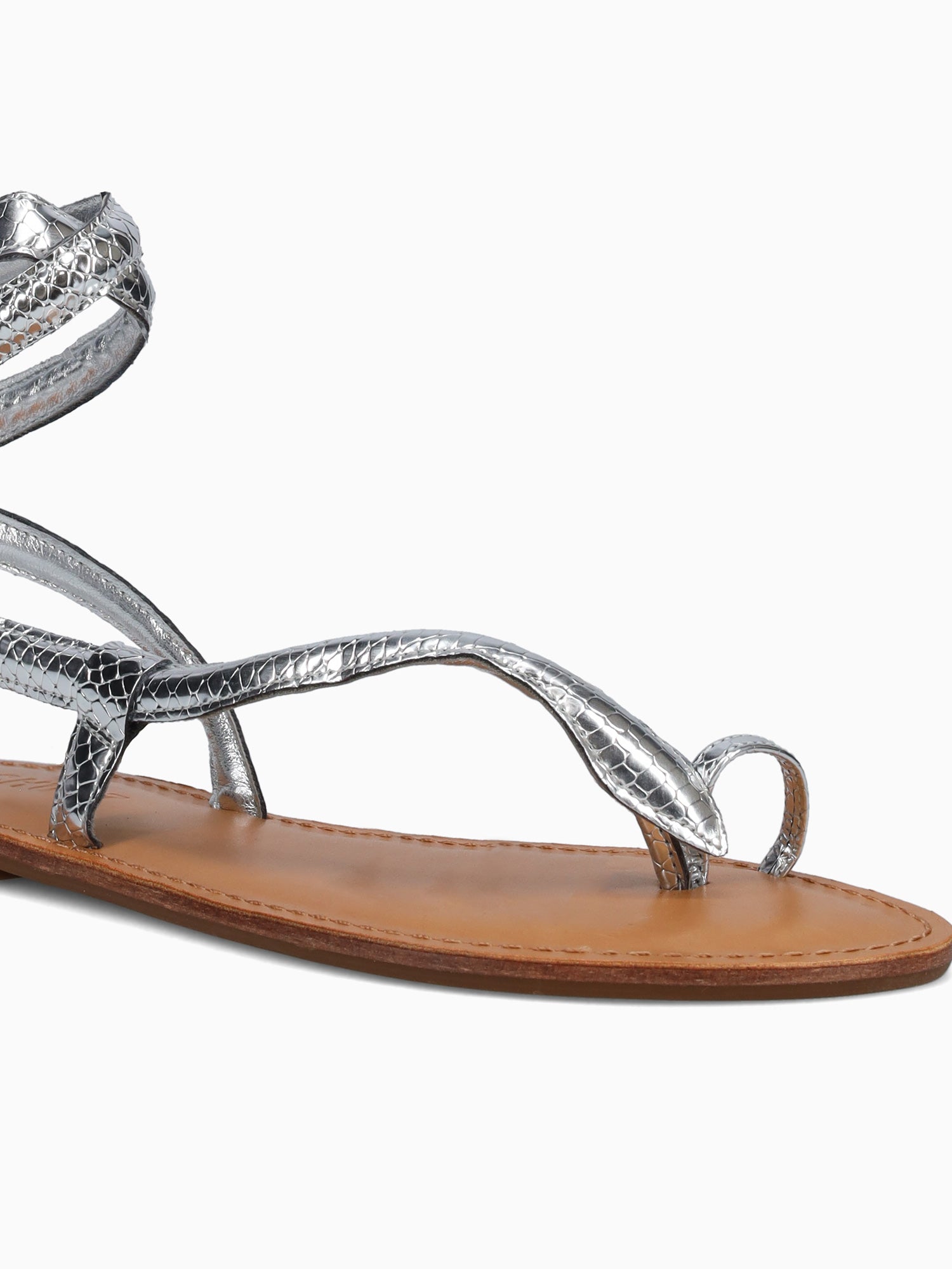 Sahira Silver Leather Silver / 5 / M