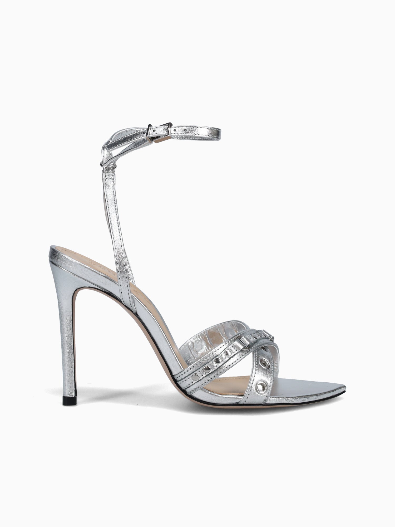 Salma Silver Leather Silver / 5 / M