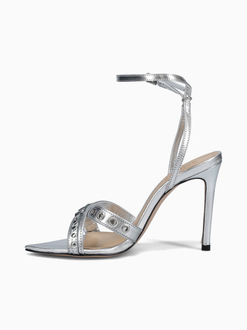 Salma Silver Leather Silver / 5 / M