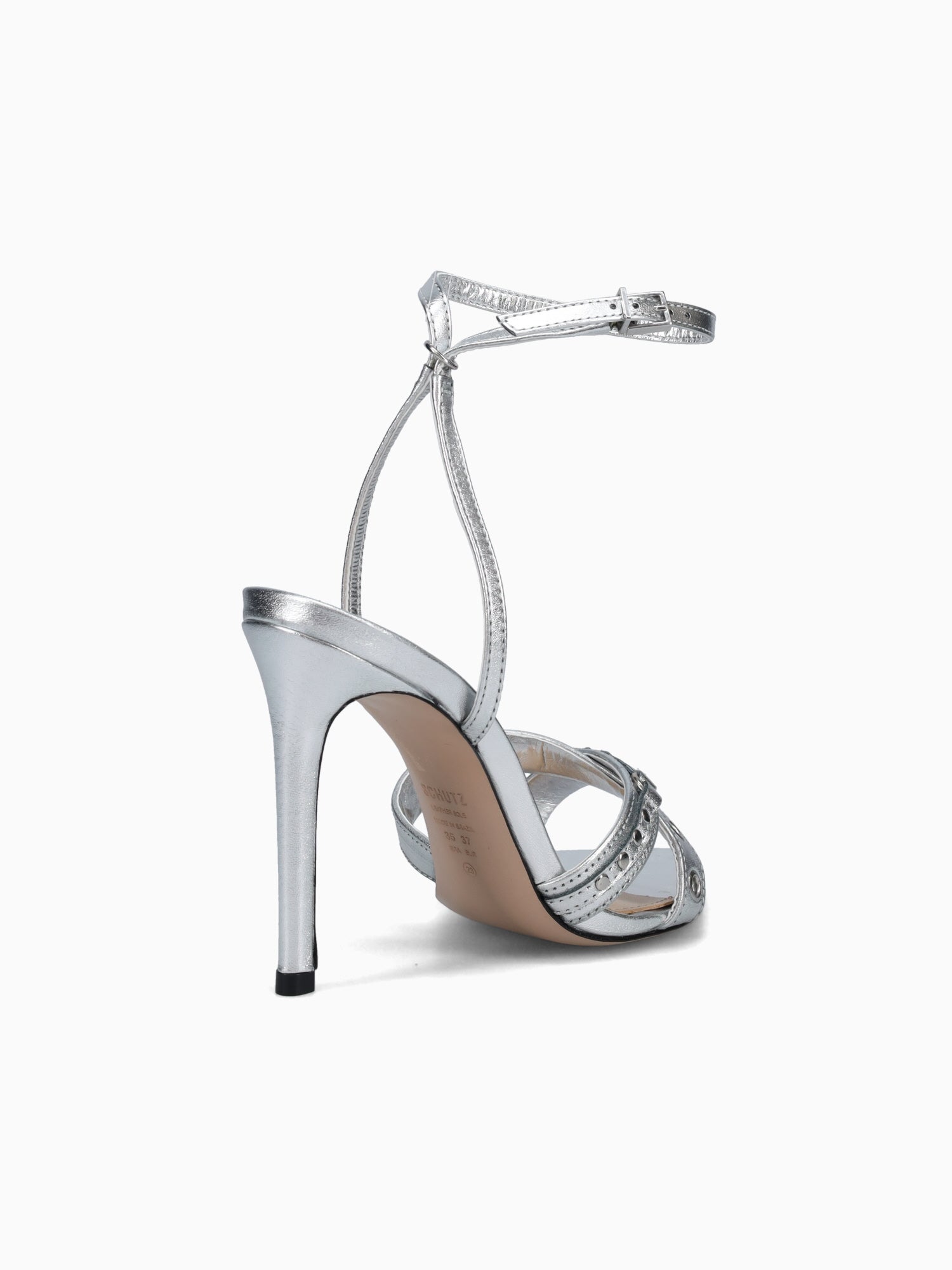 Salma Silver Leather Silver / 5 / M