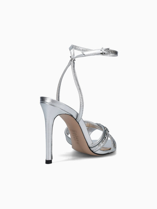 Salma Silver Leather Silver / 5 / M