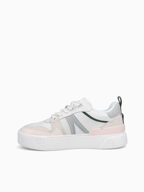 L 002 Wht Lt gry leather Multi / 5 / M