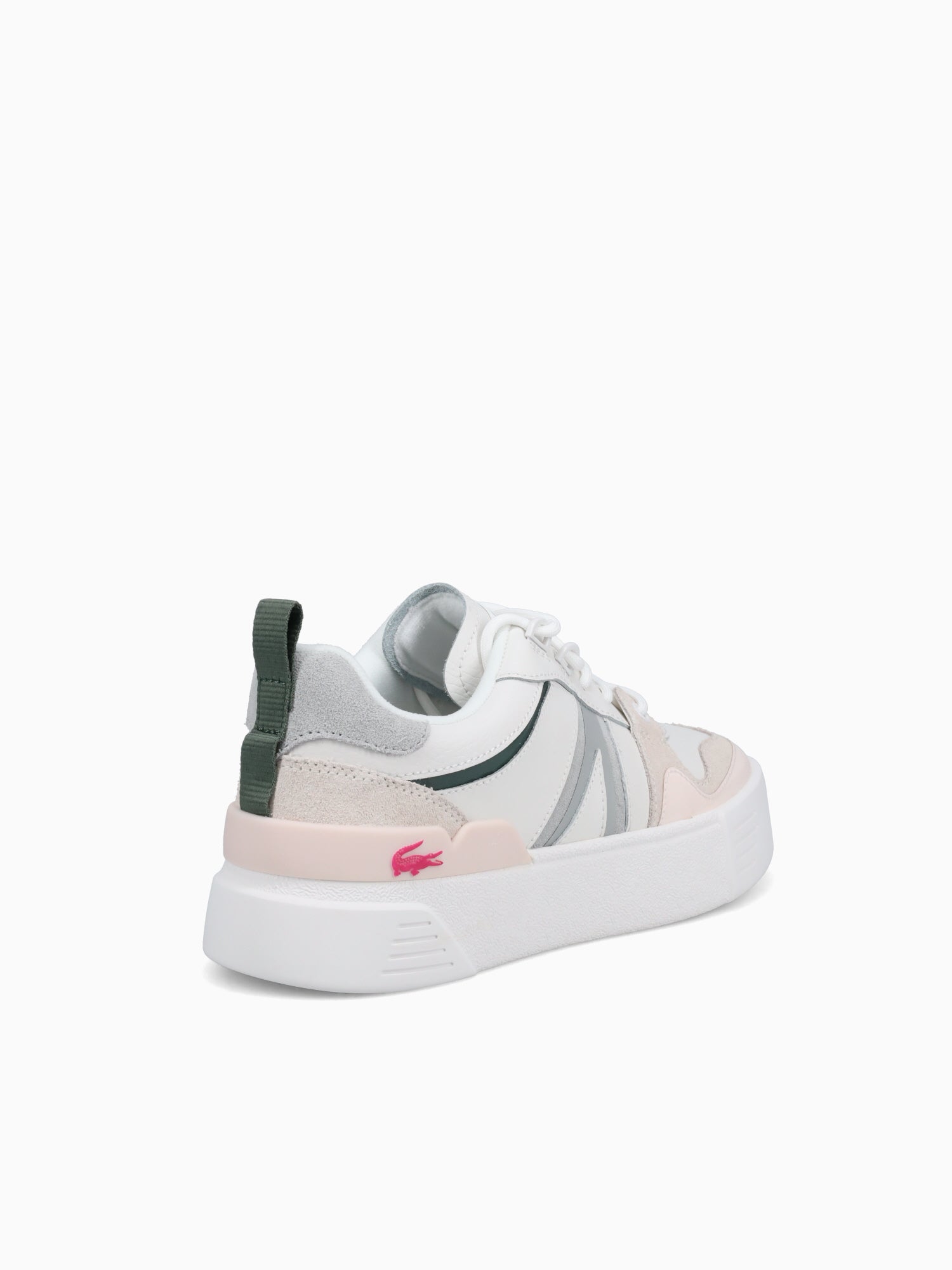 L 002 Wht Lt gry leather Multi / 5 / M