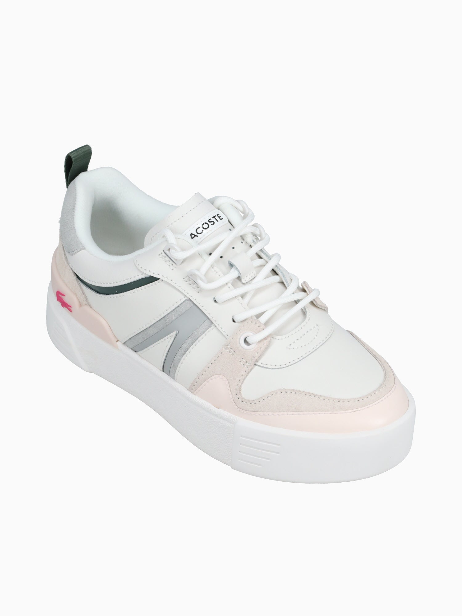 L 002 Wht Lt gry leather Multi / 5 / M
