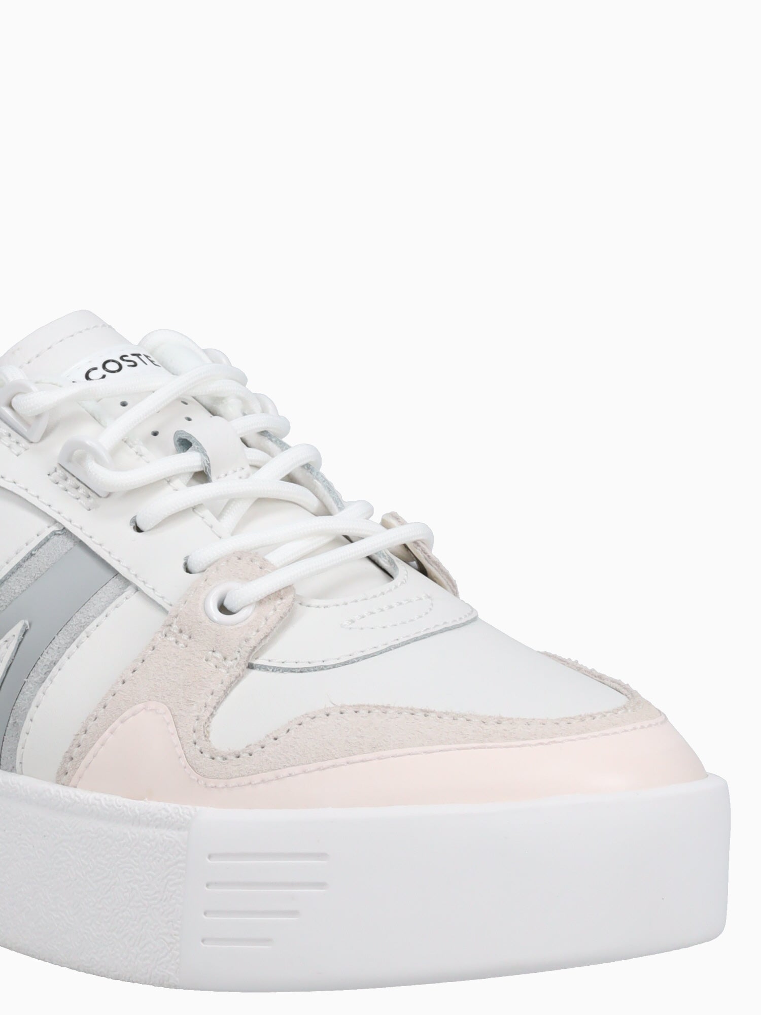 L 002 Wht Lt gry leather Multi / 5 / M