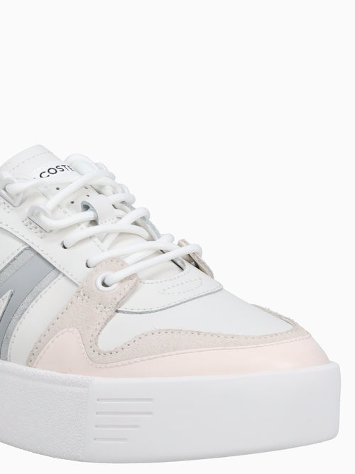 L 002 Wht Lt gry leather Multi / 5 / M