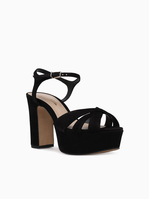 Agnes Black Nobuck Black / 5 / M