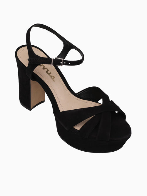 Agnes Black Nobuck Black / 5 / M