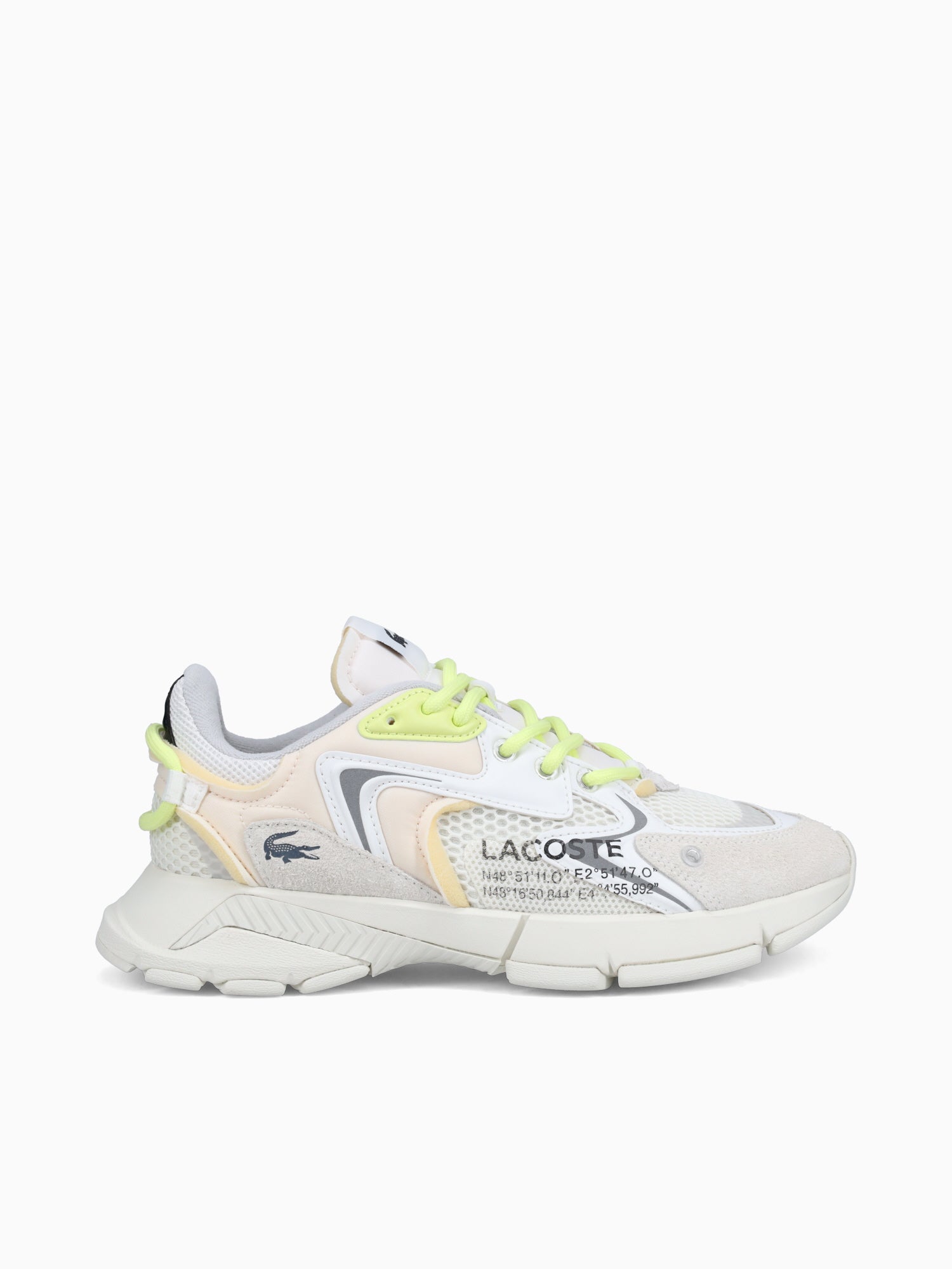 L003 Neo 223 1 Offwht Ltgrn leather Mesh Off White / 7 / M