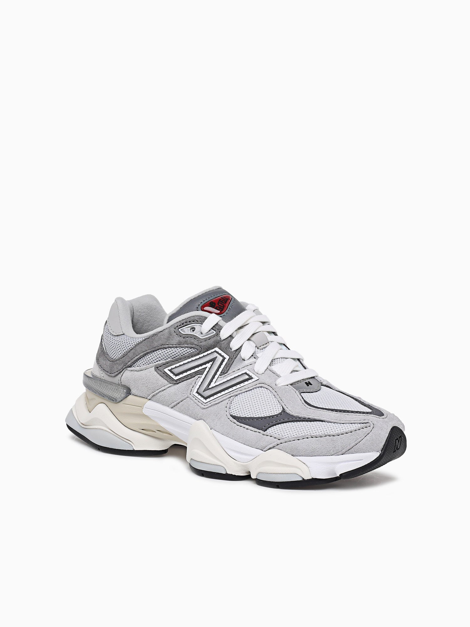 9060 Grey Leather Grey / 4 / M