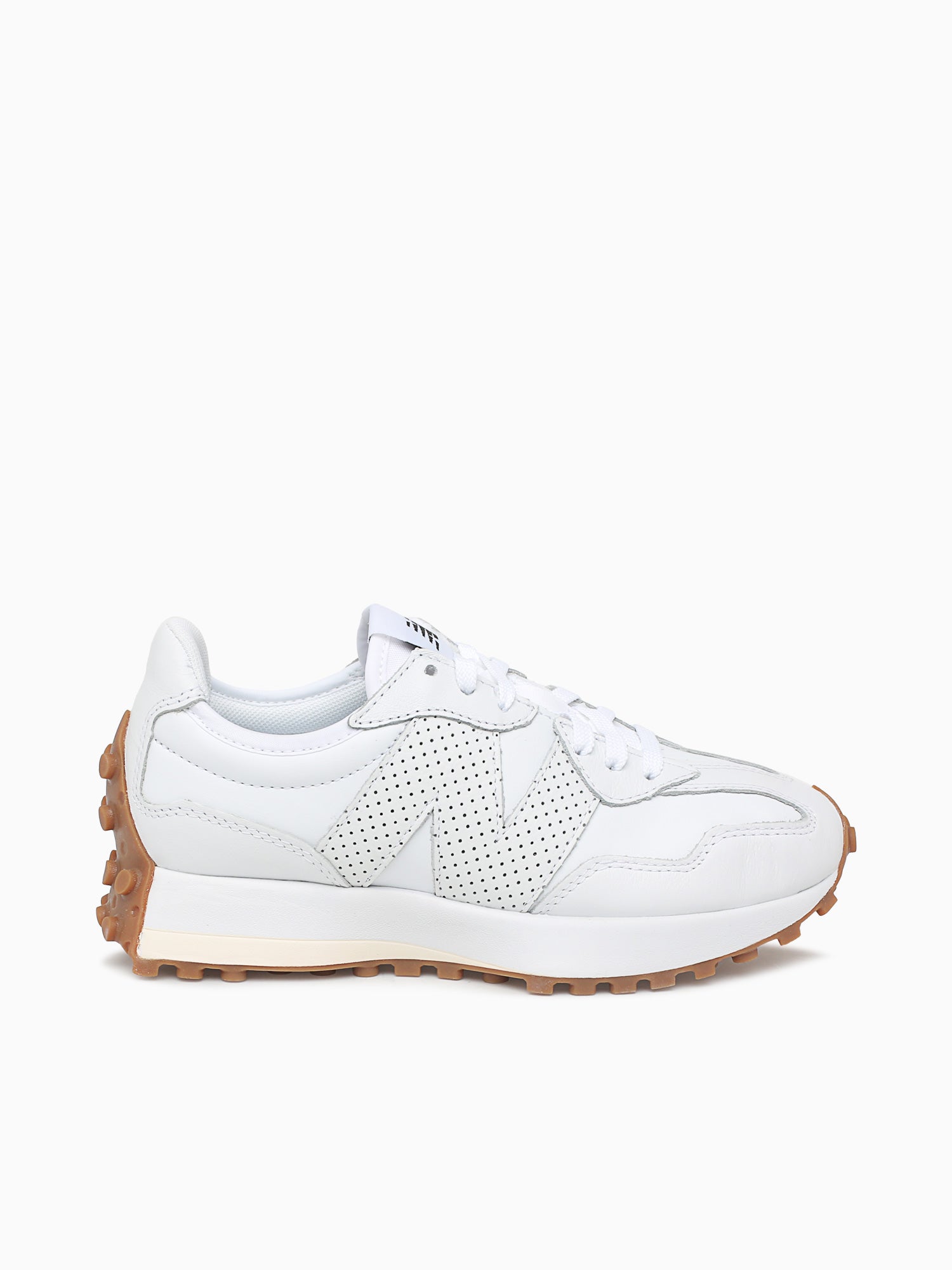 327 White Perforated suede White / 6 / M