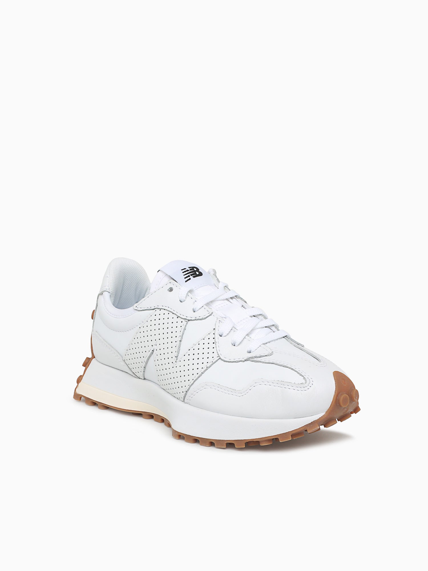 327 White Perforated suede White / 6 / M