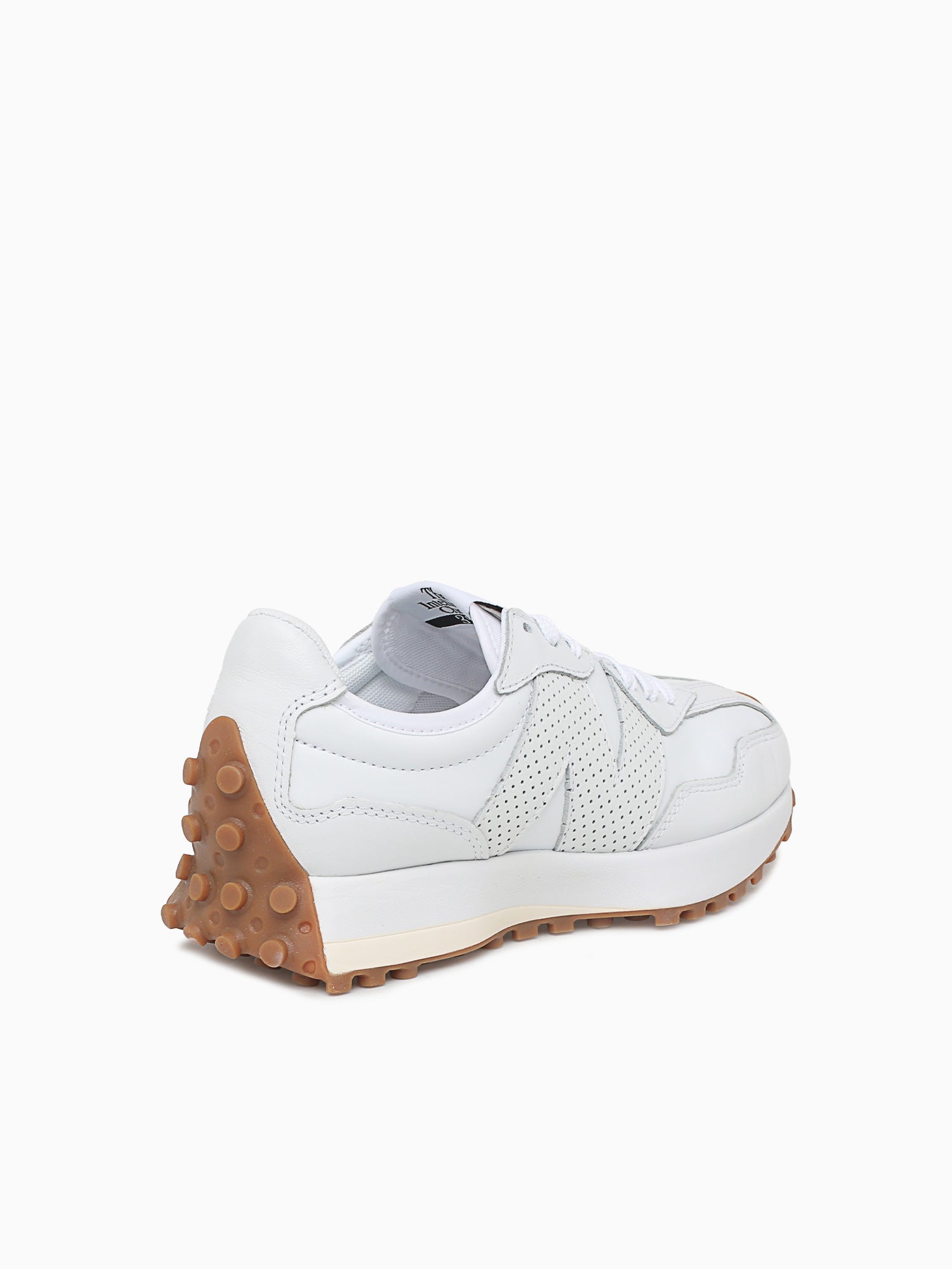 327 White Perforated suede White / 6 / M