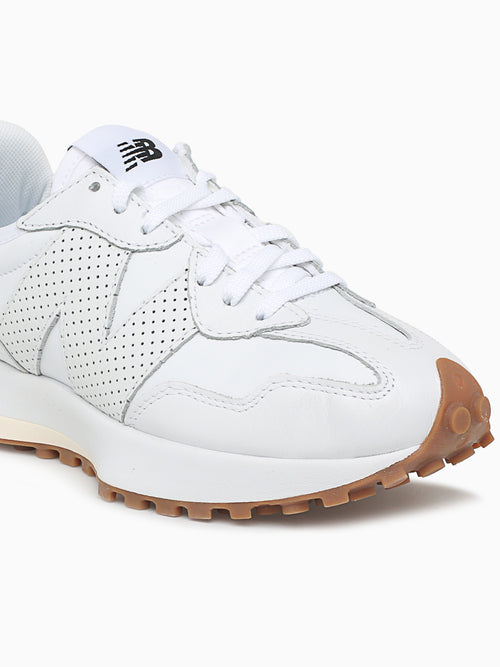 327 White Perforated suede White / 6 / M