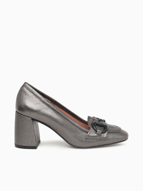 764 Grigio Chi Leather Pewter / 36 / M