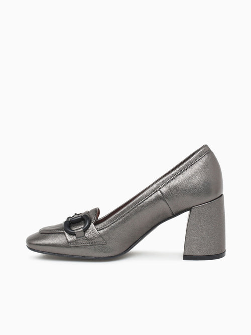 764 Grigio Chi Leather Pewter / 36 / M