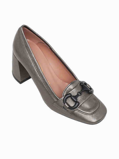 764 Grigio Chi Leather Pewter / 36 / M