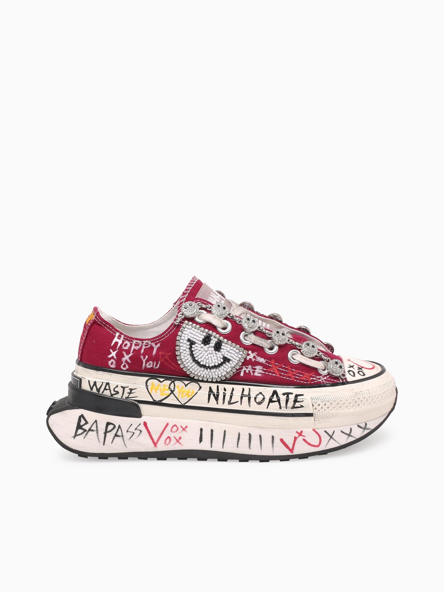 Bc03 Red Canvas Red / 36 / M