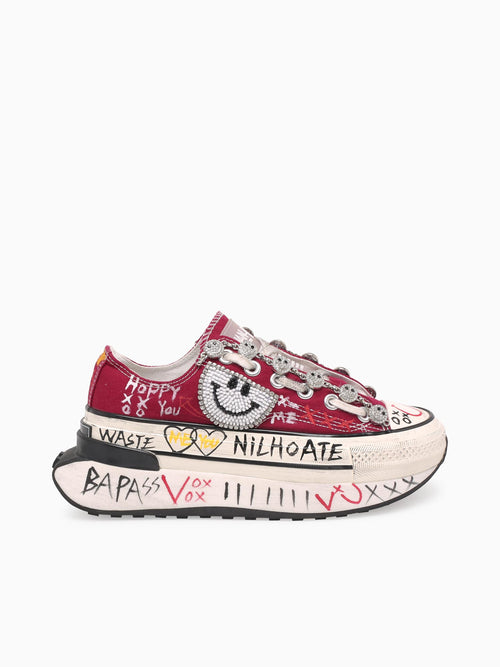 Bc03 Red Canvas Red / 36 / M