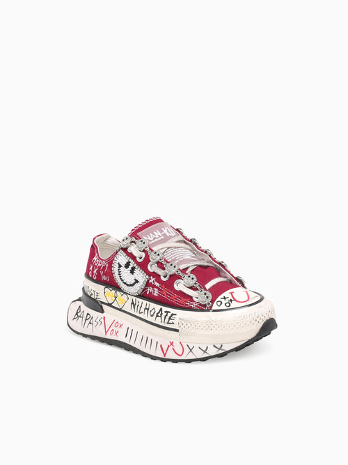Bc03 Red Canvas Red / 36 / M
