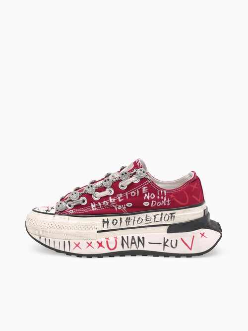 Bc03 Red Canvas Red / 36 / M