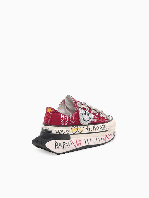 Bc03 Red Canvas Red / 36 / M